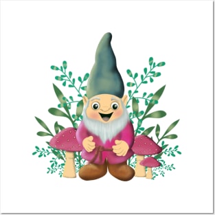 Garden gnome Posters and Art